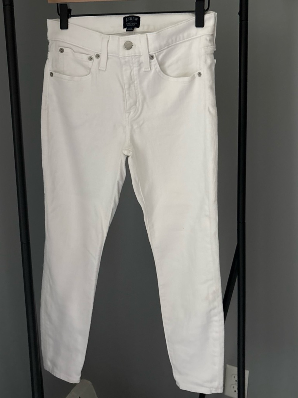 J. Crew Factory Women’s White Skinny Jeans